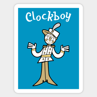 Clockboy (UPA Revival w Text) Magnet